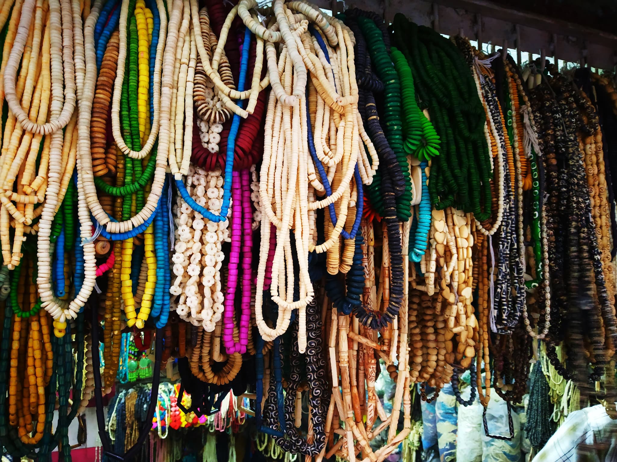 Strung Bone & Natural Beads