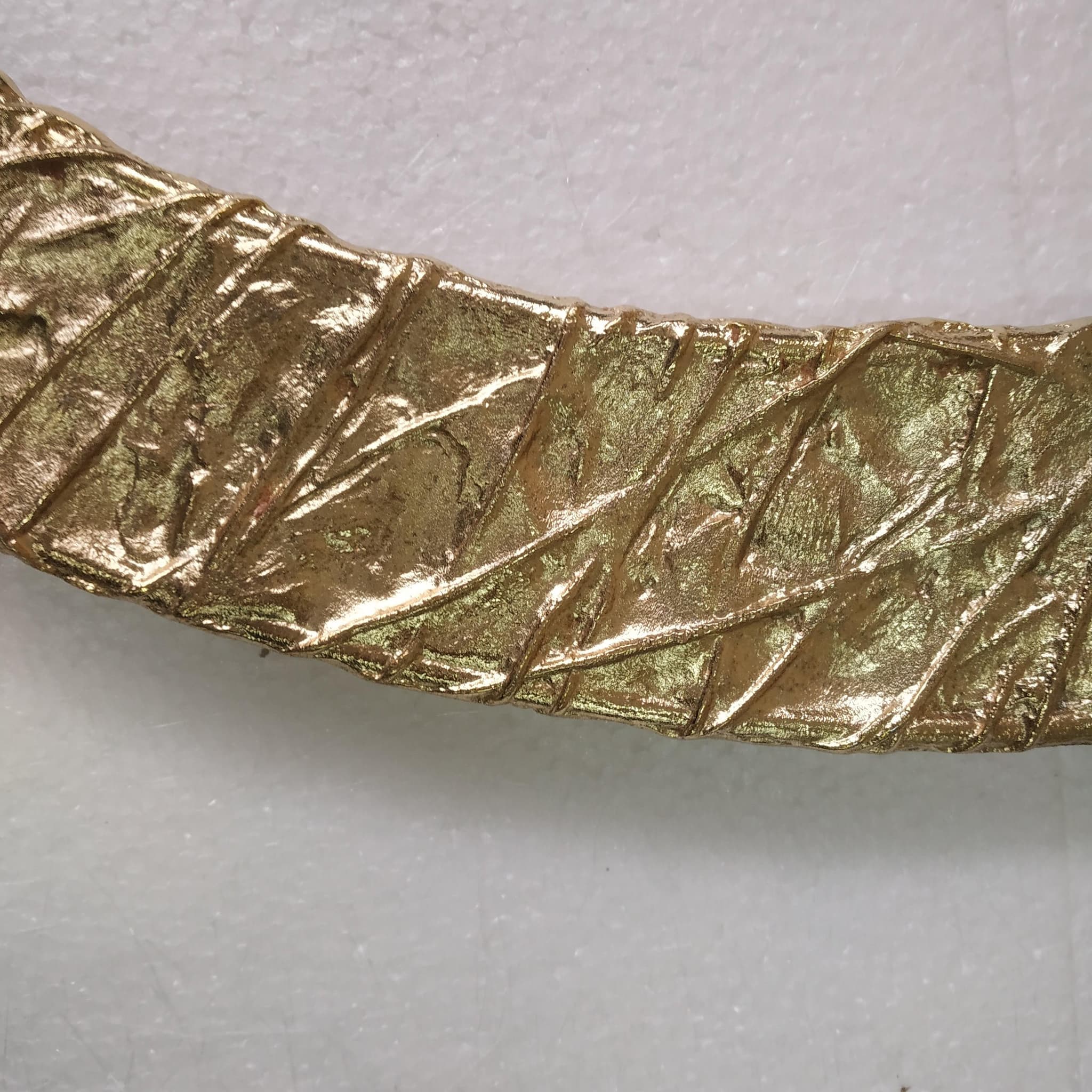 Bush-Hammered Brass Sheet