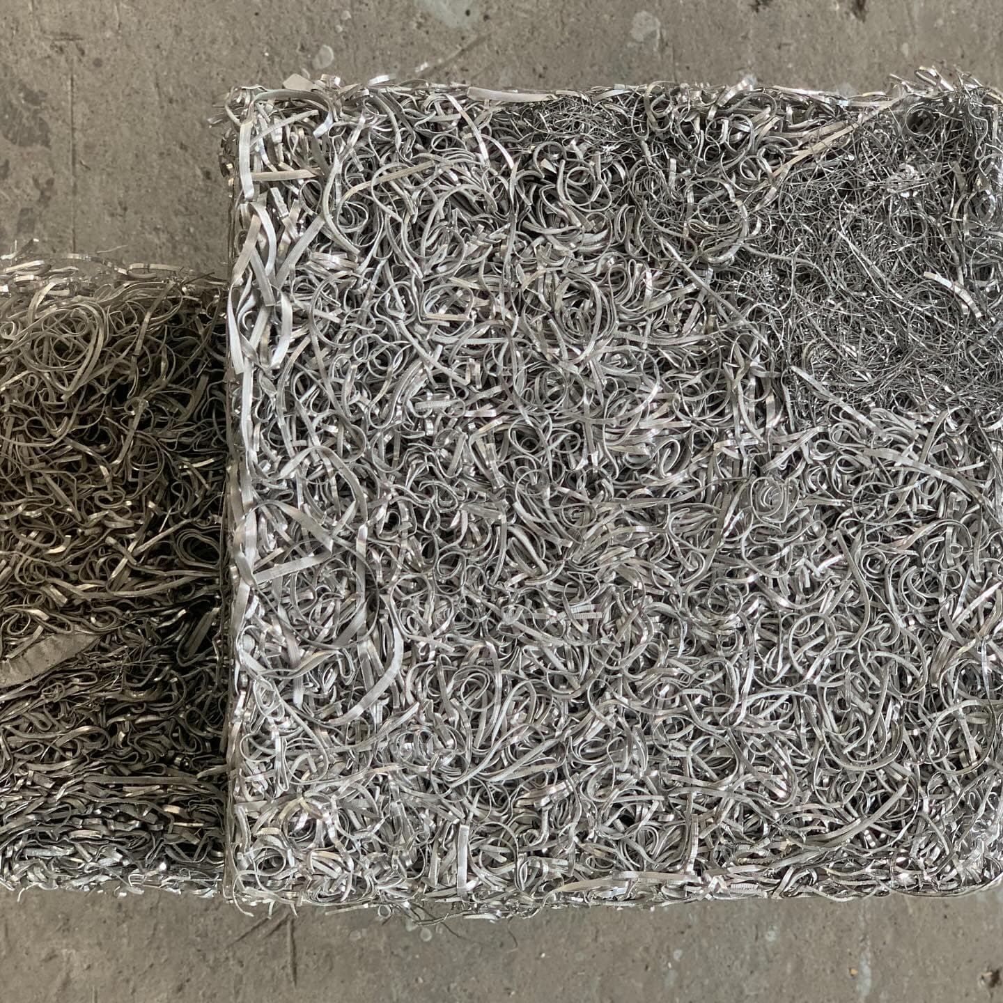 Compressed Waste Metal Block